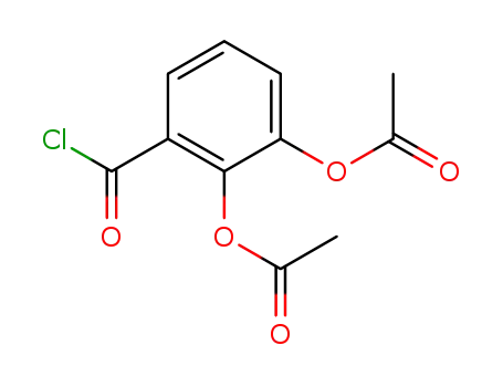 Benzoyl chloride, 2,3-bis(acetyloxy)-