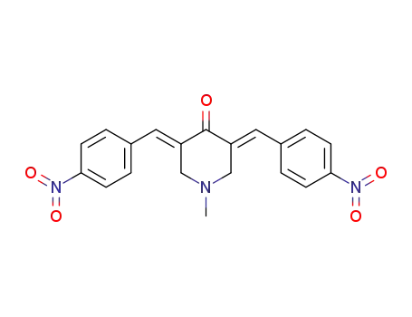 (3E,5E)-1-methyl-3,5-bis(4-nitrobenzylidene)piperidin-4-one