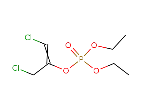 Molecular Structure of 89094-99-5 (Phosphoric acid, 2-chloro-1-(chloromethyl)ethenyl diethyl ester)