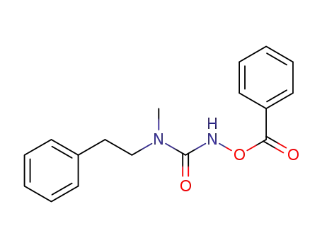 3-(benzoyloxy)-1-methyl-1-phenethylurea