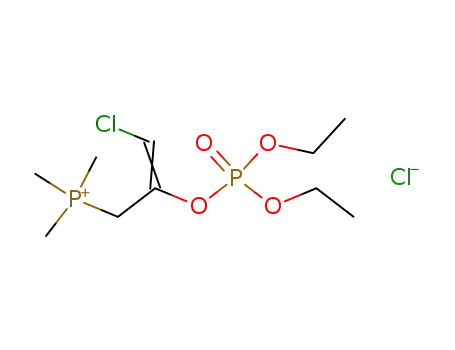 O,O-diethyl α-(trimethylphosphoniummethyl)-β-chlorovinyl phosphate chloride