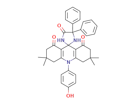 (4-hydroxyphenyl)spiro[acridine-9,20-imidazolidine]-trione