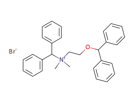 benzhydryl-(2-benzhydryloxy-ethyl)-dimethyl-ammonium; bromide