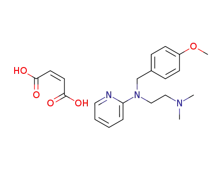 2-((2-Dimethylaminoethyl)-(p-methoxybenzyl)amino)pyridinemaleate