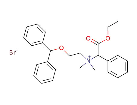(ethoxycarbonyl-phenyl-methyl)-(2-benzhydryloxy-ethyl)-dimethyl-ammonium; bromide