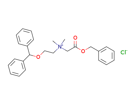 2-benzhydryloxyethyl-dimethyl-(phenylmethoxycarbonylmethyl)azanium cas  6322-72-1