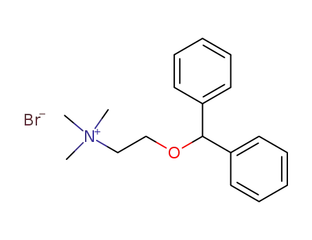 Molecular Structure of 31065-89-1 ([2-(diphenylmethoxy)ethyl]trimethylammonium bromide)