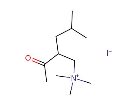 2-acetyl-N,N,N,4-tetramethyl-1-pentanaminium iodide
