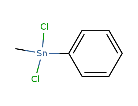 Molecular Structure of 15649-26-0 (dichloro(methyl)phenylstannane)
