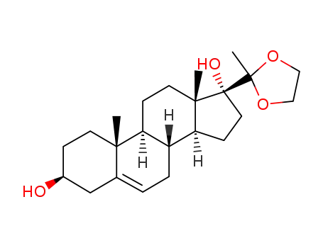 20,20-ethanediyldioxy-pregn-5-ene-3β,17-diol