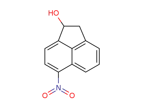 Molecular Structure of 81851-70-9 (6-nitro-1,2-dihydroacenaphthylen-1-ol)