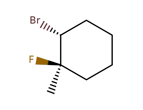 (1RS,2SR)-2-bromo-1-fluoro-1-methylcyclohexene