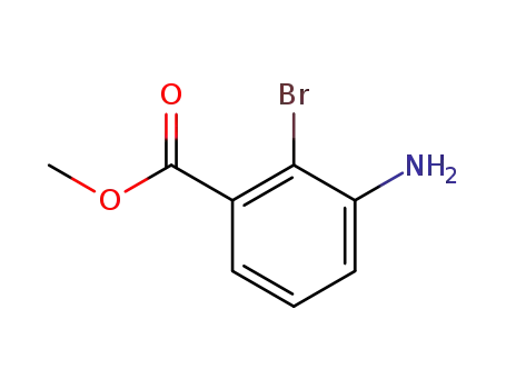 Molecular Structure of 106896-48-4 (3-AMINO-2-BROMO-BENZOIC ACID METHYL ESTER)