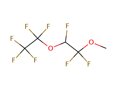 Molecular Structure of 84047-27-8 (Ethane, pentafluoro(1,2,2-trifluoro-2-methoxyethoxy)-)