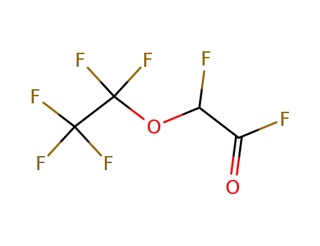 Molecular Structure of 77946-91-9 (Acetyl fluoride, fluoro(pentafluoroethoxy)-)