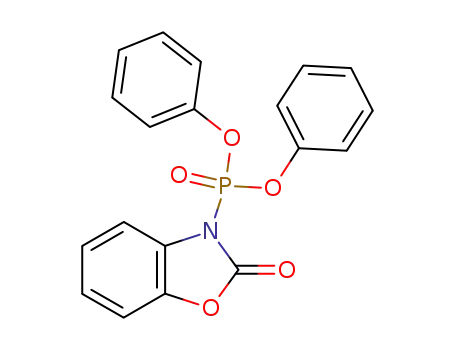 Molecular Structure of 85328-97-8 (2(3H)-Benzoxazolone, 3-(diphenoxyphosphinyl)-)