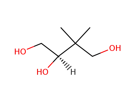 Molecular Structure of 60856-63-5 (1,2,4-Butanetriol, 3,3-dimethyl-, (2R)-)