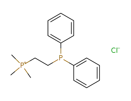 Molecular Structure of 138710-61-9 (Phosphonium, [2-(diphenylphosphino)ethyl]trimethyl-, chloride)