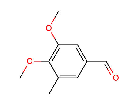 Molecular Structure of 80547-80-4 (Benzaldehyde, 3,4-dimethoxy-5-methyl-)