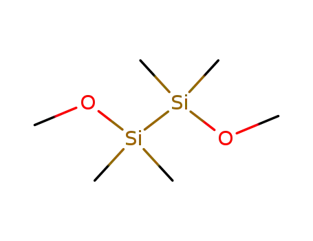 Molecular Structure of 10124-62-6 (1,2-DIMETHOXY-1,1,2,2-TETRAMETHYLDISILANE)