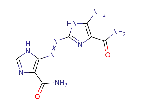 1H-Imidazole-4-carboxamide,5-amino-2-[2-[4-(aminocarbonyl)-1H-imidazol-5-yl]diazenyl]- cas  87614-68-4