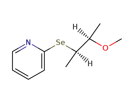 2-((1R,2R)-2-Methoxy-1-methyl-propylselanyl)-pyridine