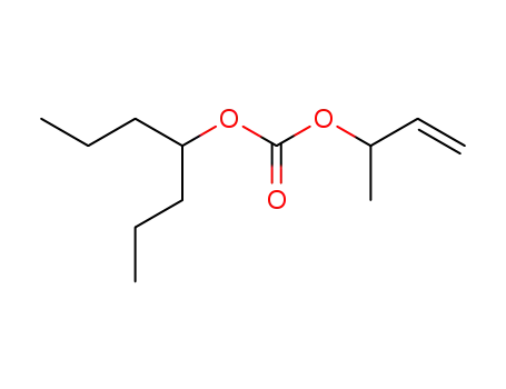 Molecular Structure of 141037-07-2 (Carbonic acid, 1-methyl-2-propenyl 1-propylbutyl ester)