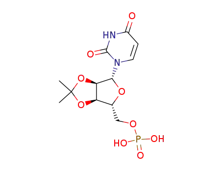 Molecular Structure of 55728-64-8 (5'-Uridylic acid, 2',3'-O-(1-methylethylidene)-)