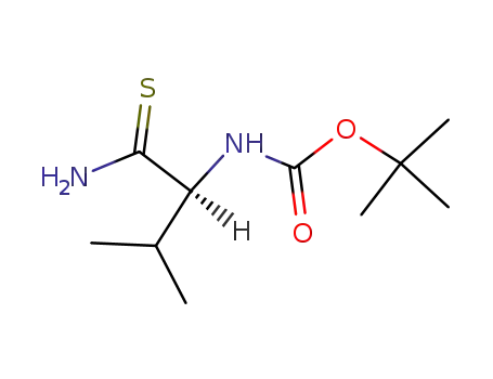 Molecular Structure of 96929-02-1 (BOC-L-VALINE THIOAMIDE)