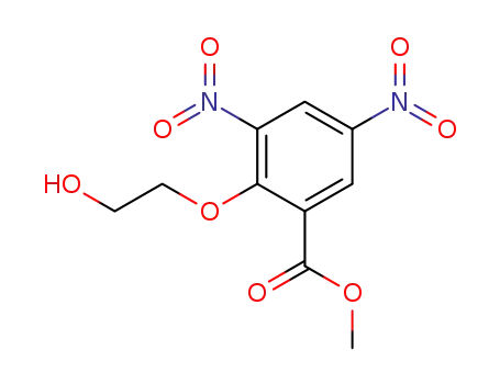 3,5-dinitro-2-(2-hydroxyethoxy)benzoic acid, methyl ester