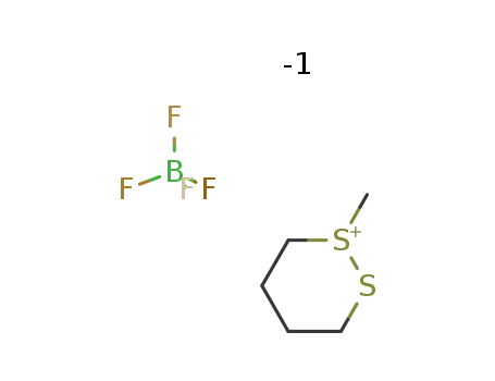 1-methyl-1,2-dithianium fluoroborate