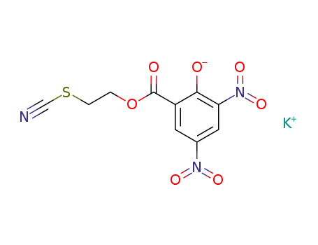 Potassium; 2,4-dinitro-6-(2-thiocyanato-ethoxycarbonyl)-phenolate