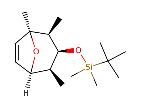 tert-Butyl-dimethyl-((1S,2S,3S,4S,5R)-1,2,4-trimethyl-8-oxa-bicyclo[3.2.1]oct-6-en-3-yloxy)-silane