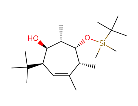 (1R,2S,5R,6R,7S)-2-tert-Butyl-6-(tert-butyl-dimethyl-silanyloxy)-4,5,7-trimethyl-cyclohept-3-enol