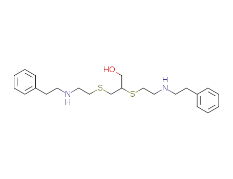 2,3-bis(2-phenethylaminoethylthio)propanol