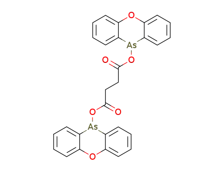 Succinic acid diphenoxarsin-10-yl ester