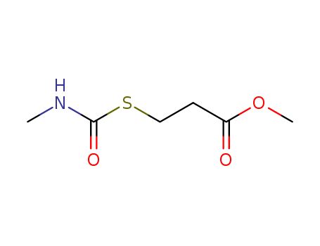 methyl 3-(methylcarbamoylsulfanyl)propanoate cas  78614-25-2