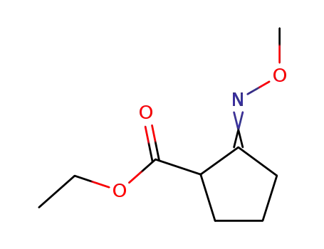 ethyl 2-(methyloxyimino)-1-cyclopentanecarboxylate