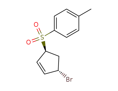 trans-3-Brom-5-(p-tolylsulfonyl)cyclopenten