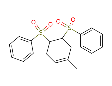 1-methyl-4,5-threo-bis(benzenesulphonyl)cyclohexene