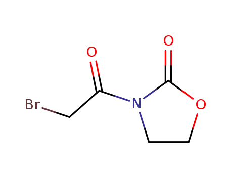 2-Oxazolidinone, 3-(bromoacetyl)- (9CI)