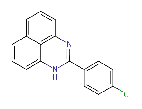 Molecular Structure of 28478-19-5 (1H-Perimidine, 2-(4-chlorophenyl)-)