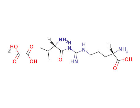 (S)-2-Amino-5-[N'-((S)-2-amino-3-methyl-butyryl)-guanidino]-pentanoic acid; compound with oxalic acid