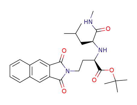 N-<1-(R)-<(1,1-dimethylethoxy)carbonyl>-3-(1,3-dihydro-1,3-dioxo-2H-benzisoindol-2-yl)propyl>-N'-methyl-L-leucinamide