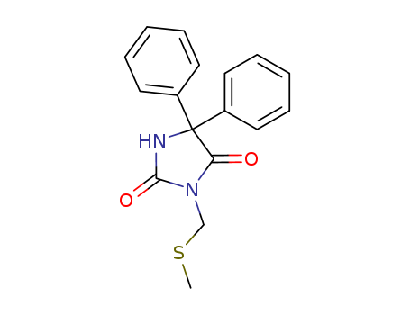 2,4-Imidazolidinedione, 3-[(methylthio)methyl]-5,5-diphenyl-
