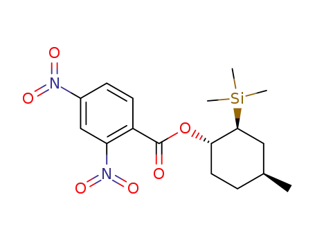 2,4-Dinitro-benzoic acid (1S,2S,4S)-4-methyl-2-trimethylsilanyl-cyclohexyl ester