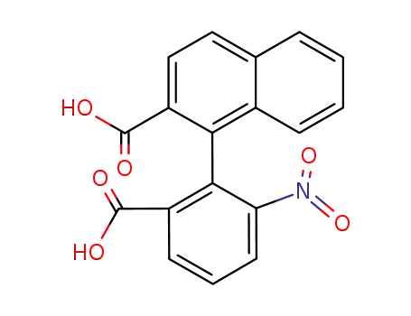 1-(2-Carboxy-6-nitro-phenyl)-naphthalene-2-carboxylic acid