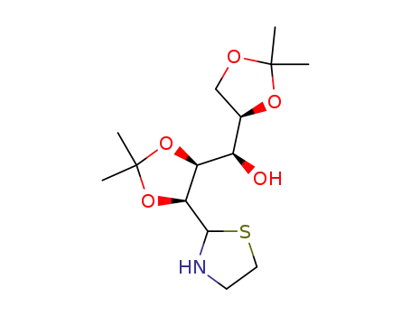 2-(1,2:4,5-di-O-isopropylidene-D-manno-pentahydroxypentyl)thiazolidine