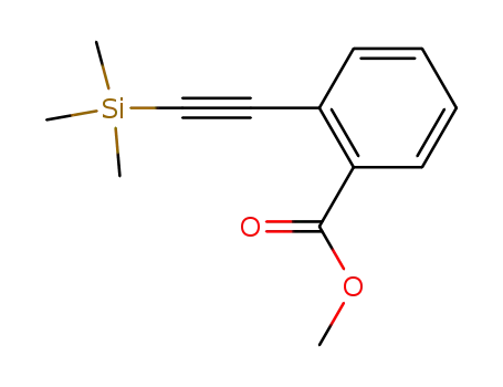 Molecular Structure of 107793-07-7 (methyl 2-((trimethylsilyl)ethynyl)benzoate)