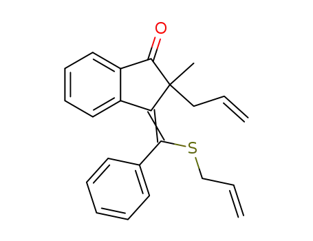 2-Allyl-3-((allylthio)-phenylmethylene)-2-methylindan-1-one
